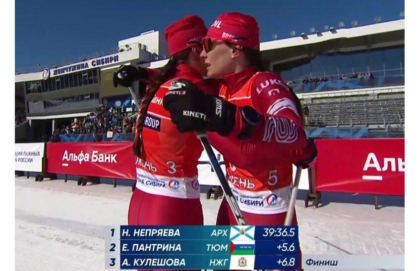 Анастасия Кулешова выиграла бронзу на Чемпионате России по лыжным гонкам