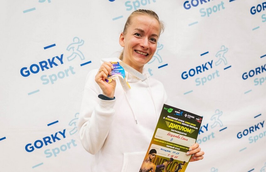 Елена Богданова завоевала третье место соревнований по триатлону