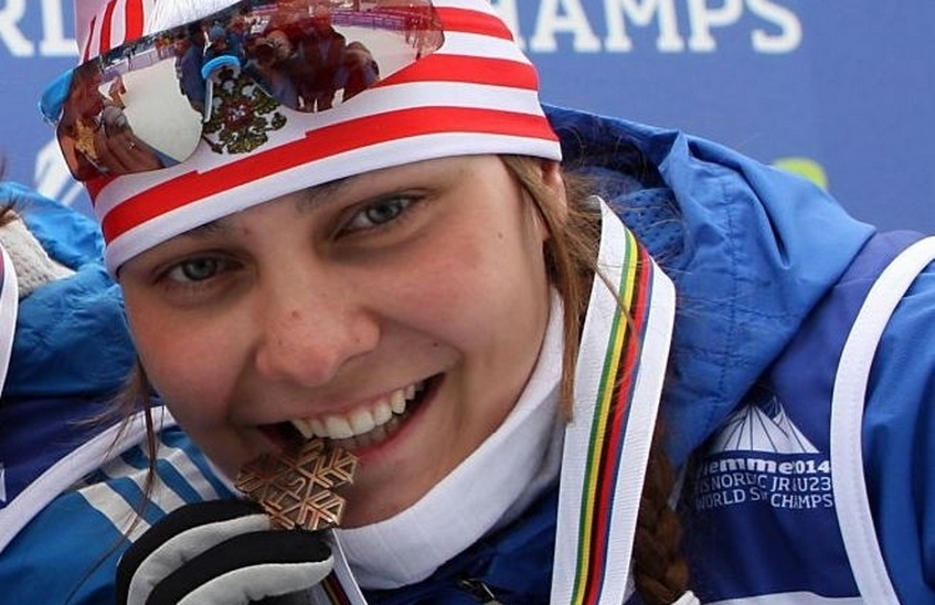 Анастасия Седова заняла третье место в рейтинге российских лыжников