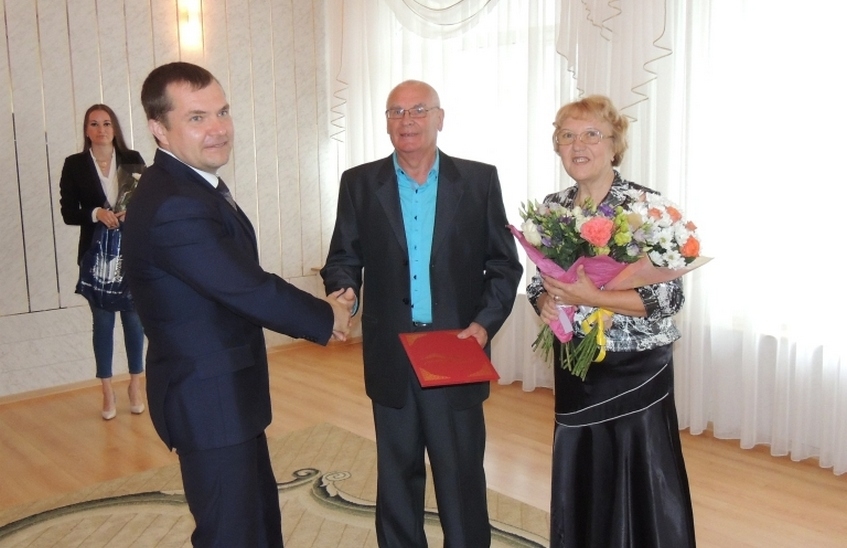Любовь и Николай Трошкины получили поздравительное письмо губернатора Нижегородской области с сапфировой свадьбой