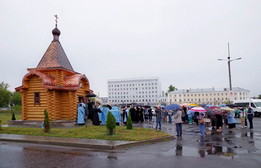 Владыка Георгий освятил часовню в честь Александра Невского