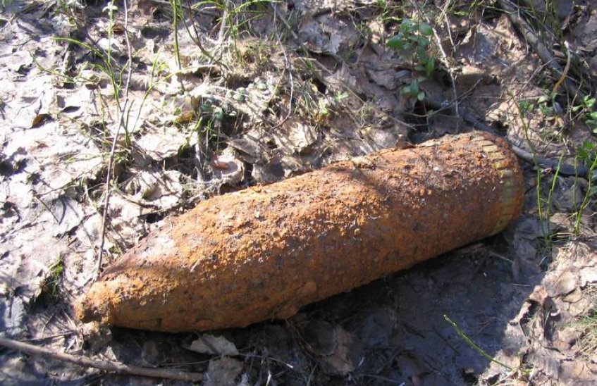 У завода ВНИИЭФ обнаружили снаряд времён Великой Отечественной войны